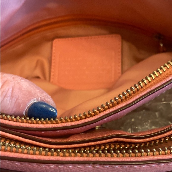 Coach Pink and Silver Crossbody Bag - Picture 6 of 16